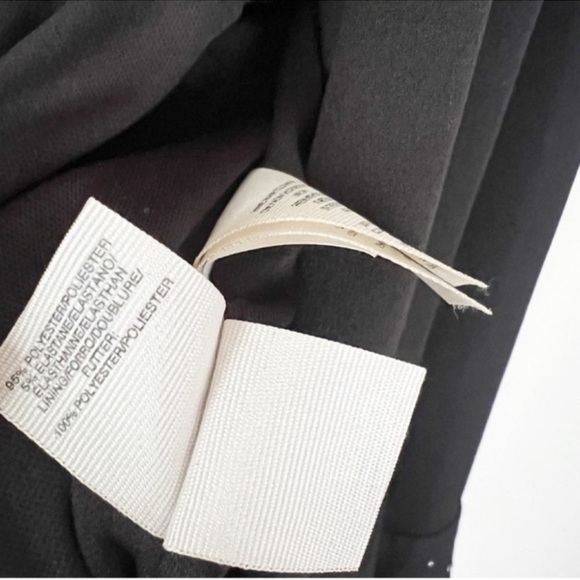 RACHEL Rachel Roy Black Deep V-Neck Embellished Bell Sleeve Dress Size 10 NEW - Picture 11 of 13